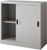 Aktenschrank Rieti Stahl 90x40x90 cm Hellgrau [en. casa] Bild 4