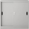 Aktenschrank Rieti Stahl 90x40x90 cm Hellgrau [en. casa] Bild 5