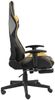 vidaXL Gaming-Stuhl mit Fußstütze Drehbar Golden PVC 20498 Bild 3