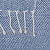 Kuscheldecke TILMI Baumwolle 130 x 160 cm Blau Bild 5