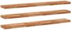 vidaXL Schweberegale 3 Stk. 160x20x4 cm Massivholz Akazie Ölbehandelt 3279601 Bild 2