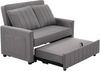 2-Sitzer Schlafsofa B 127 x T 75 x H 94 cm, mit Schlaffunktion und verstellbarer Rückenlehne Bild 4