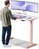 Desktronic HomeOne Elektrisch höhenverstellbarer Schreibtisch 140x70cm Rosa/Weiß mit Memory-Funktion, Anti-Kollisions Technologie, USB-A und USB-C-Ladeanschlüssen Bild 1