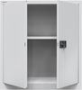 Bisley 'Universal' Flügeltürenschrank, Anthrazit / Lichtgrau, 100 x 40 x 91,4 cm, 1 Fachboden Bild 4