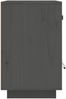 Nachttische 2 Stk. Grau 40 x 34 x 55 cm Massivholz Kiefer [818310] Bild 3