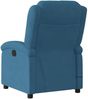 vidaXL Massagesessel Elektrisch Blau Samt 3204299 Bild 4