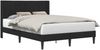 vidaXL Bettrahmen mit Kopfteil Schwarz 120 x 190 cm Samt 42027495 Bild 2