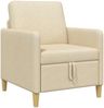 vidaXL Sofa mit Stauraum Creme 72 x 78 x 87 cm Polyester 42036870 Bild 2