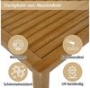 Celya Gartenlounge-Set Gartenlounges, Gartenmöbel Set 8 Personen mit Esstisch, (Outdoor-Tisch- und Stuhl-Set für 7–8 Personen, mit Sofa, 3 Hocker und 1 Tisch, Akazie, Beige+Natur), Gartenmöbel Set mit Kissen, Ecksofa, Polyrattan Lounge Bild 4