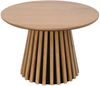 Couchtisch Gobens Ø60 cm Natur - Moderner Sofatisch mit zentralem Standfuß Bild 5