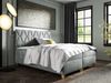 Boxspringbett 'Irossu' grau 180x200 cm Bild 2