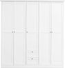Kleiderschrank >Landsted< in Weiß - 190x200x67cm (BxHxT) Bild 5