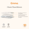 Emma 'Original Comfort' Flauschkissen, 98 % Polyester / 2 % Elasthan weiß, 80x40 cm Bild 4