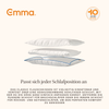 Emma 'Original Comfort' Flauschkissen, 98 % Polyester / 2 % Elasthan weiß, 80x40 cm Bild 5