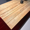 GENET Esstisch 99x216, Gestell: Aluminium dunkelgrau, Tischplatte: 100% Recyceltes Teak gebürstet Bild 3