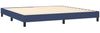Boxspringbett mit Matratze Stoff Blau 200x200 cm, Härtegrad: H2 [3129983] Bild 4
