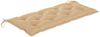 vidaXL Klappbare Gartenbank mit Auflage 118 cm Bambus 3063867 Bild 5