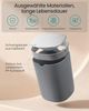 SONGMICS Mini Abfalleimer mit Schwingdeckel, Edelstahl Kosmetikeimer, für Schreibtisch, Bad, Schlafzimmer, 1,5 L, grau Bild 4