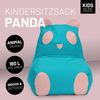 LUMALAND 'Animal Line Panda' Kindersitzsack, indoor & outdoor, Polyester türkis / pink, 180 l Bild 2