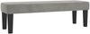 vidaXL Sitzbank Hellgrau 100x30x30 cm Samt 346666 Bild 2