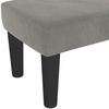 vidaXL Sitzbank Hellgrau 100x30x30 cm Samt 346666 Bild 5