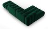 Micadoni Modulares Ecksofa offen Lupine 5-Sitzer Links Samtstoff Salvador Flaschengrün Bild 4