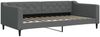 vidaXL Tagesbett Ausziehbar mit Matratzen Dunkelgrau 100x200 cm Stoff 3197450 Bild 4