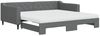 vidaXL Tagesbett Ausziehbar mit Matratzen Dunkelgrau 100x200 cm Stoff 3197450 Bild 2