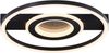 Brilliant Leuchten G92901A06 Deckenleuchte Queens schwarz 37cm 3000K rund Bild 1