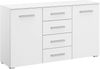 OTTO home Schubkastenkommode Kommode Sideboard Schubladenkommode Schlafzimmerkommode KOLUNA (Breite 120 cm mit moderner Dekorfront), vier große Schubladen, mit insgesamt 4 Einlegeböden MADE IN GERMANY Bild 4
