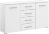OTTO home Schubkastenkommode Kommode Sideboard Schubladenkommode Schlafzimmerkommode KOLUNA (Breite 120 cm mit moderner Dekorfront), vier große Schubladen, mit insgesamt 4 Einlegeböden MADE IN GERMANY Bild 5