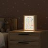OnlyWow Nachttischlampe Lightbox Dinosaurier-Alphabet - Lernen für Kinder - Dino's - Lernen -, Dimmbar, Farbwechsel, LED, Warmweiß, Kaltweiß, Neutralweiß Einstellbar, Kinderzimmer, Babyzimmer, Dimmbar, mit Kabel, Nachtlampe, LED Bild 2