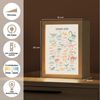 OnlyWow Nachttischlampe Lightbox Dinosaurier-Alphabet - Lernen für Kinder - Dino's - Lernen -, Dimmbar, Farbwechsel, LED, Warmweiß, Kaltweiß, Neutralweiß Einstellbar, Kinderzimmer, Babyzimmer, Dimmbar, mit Kabel, Nachtlampe, LED Bild 3