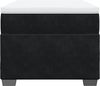 vidaXL Boxspringbett mit Matratze Schwarz 100x200 cm Samt 3285265 Bild 4