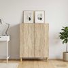 vidaXL Sideboard Sonoma-Eiche 66 x 34,5 x 90 cm Holzwerkstoff 895047 Bild 3