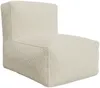 Vente-unique - NOUMARA Sessel StoffStoff Weiß - B 95 cm x H 80 cm x L 70 cm Bild 3