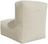 Vente-unique - NOUMARA Sessel StoffStoff Weiß - B 95 cm x H 80 cm x L 70 cm Bild 4