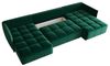 Wohnlandschaft Schlafsofa Sofa TREVISO Stoff Monolith Grün Bild 4