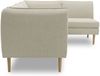 Gartenlounge Ecklounge Braelyn 241x82x159 mit Outdoorbezug in sand Bild 3