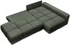 Vente-unique - MINTURNO Sofa Stoff Grün - B 176 cm x H 88 cm x L 282 cm Bild 3