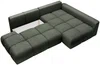 Vente-unique - MINTURNO Sofa Stoff Grün - B 176 cm x H 88 cm x L 282 cm Bild 4