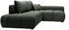 Vente-unique - MINTURNO Sofa Stoff Grün - B 176 cm x H 88 cm x L 282 cm Bild 2