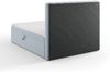 Micadoni Boxspringbett Kelp Samt Hellblau 160x200 Bild 5