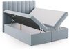 Micadoni Boxspringbett Kelp Samt Hellblau 160x200 Bild 4