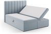 Micadoni Boxspringbett Kelp Samt Hellblau 160x200 Bild 3
