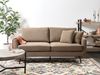 3-Sitzer Sofa Stoff hellbraun VESALA Bild 3