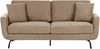 3-Sitzer Sofa Stoff hellbraun VESALA Bild 1