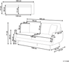 3-Sitzer Sofa Stoff hellbraun VESALA Bild 2