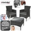 tectake Sitzgruppe Rattanset, (Set, 5-tlg), für 2 Personen Bild 3
