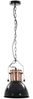 vidaXL Deckenlampe 2 Stk. Schwarz Rund E27 50868 Bild 5